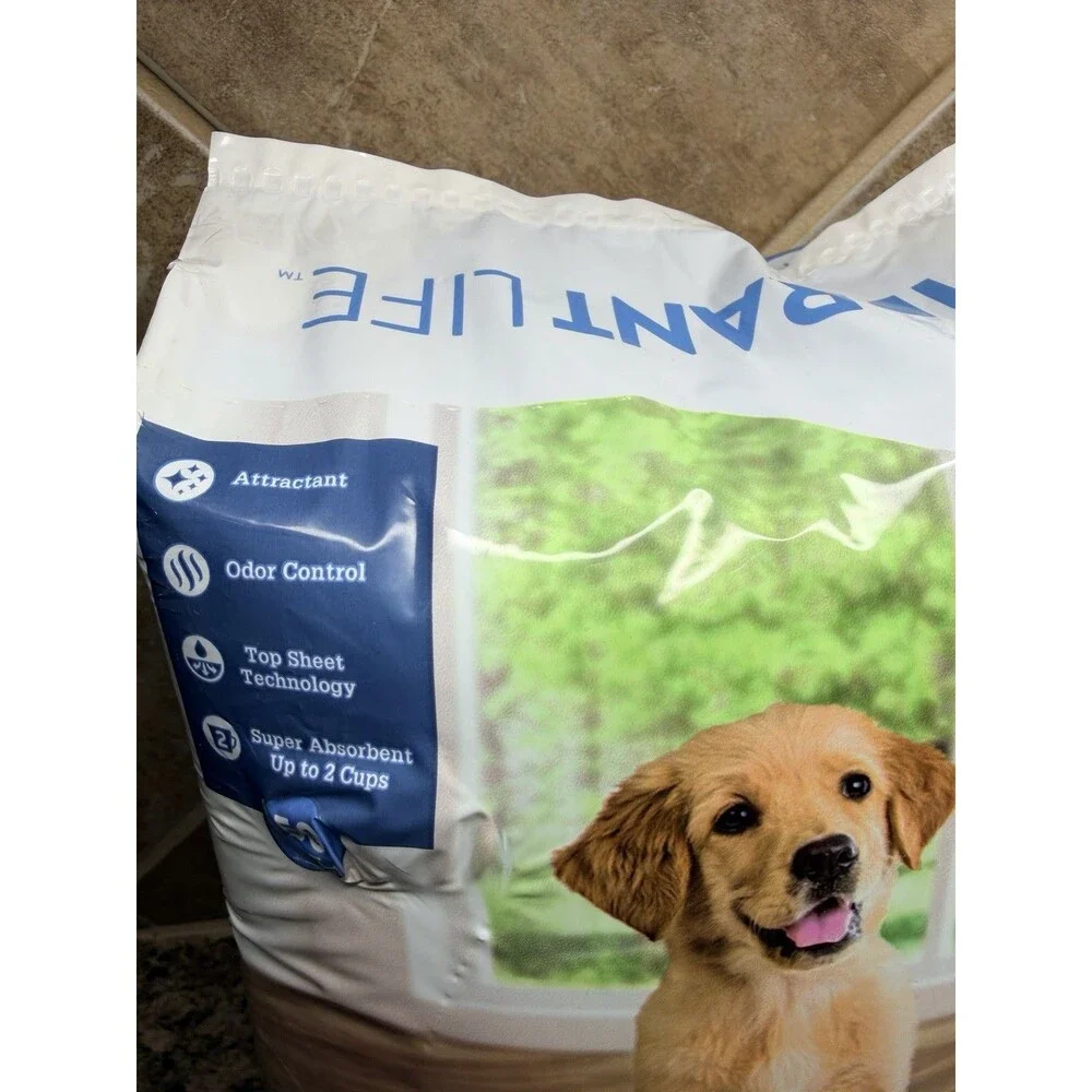 Vibrant Life Large 5-Layer Pet Training Pads, 22” x 22”, 50 Count